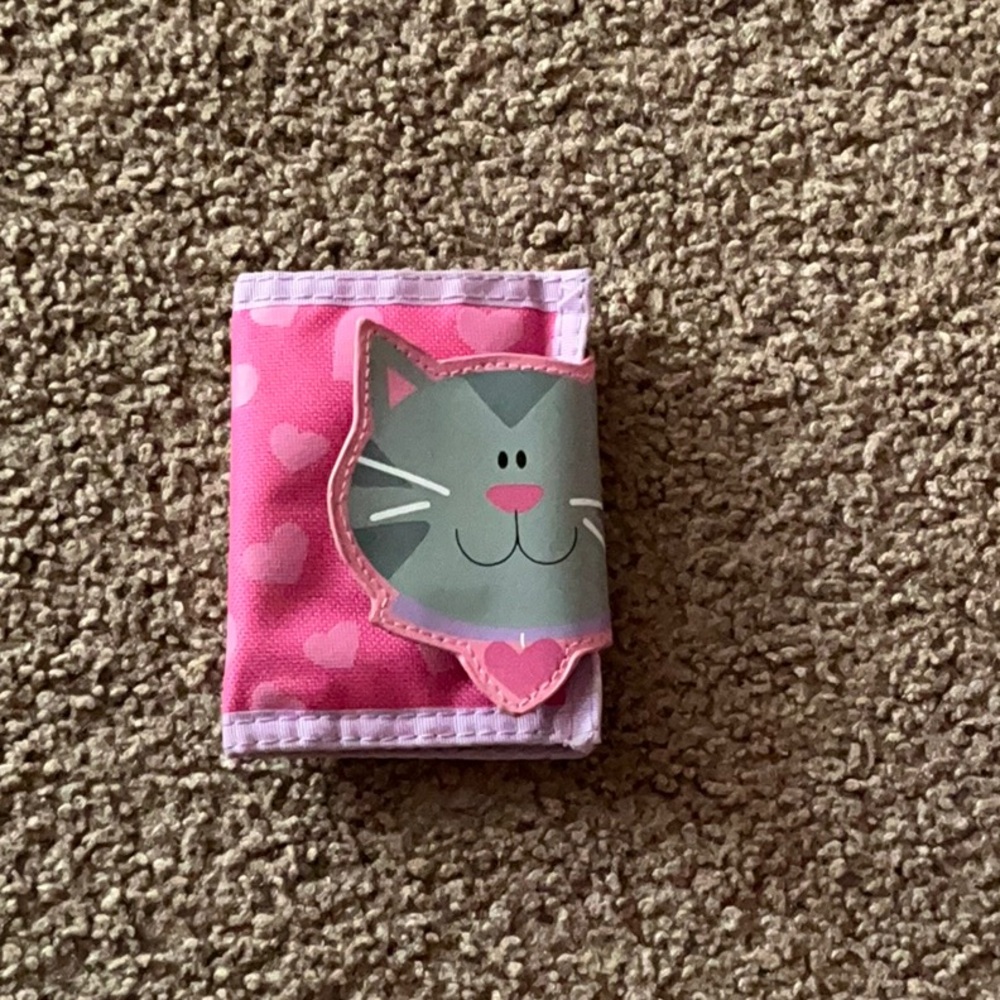 kids Pink Cat Wallet